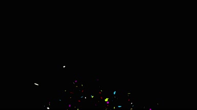  Siyah/yeşil 4k arka plan Top_and_Center_Multi_Heart gerçekçi çok renkli konfeti çok şekil kurşun Popper patlamalar çekim düşüyor. Düğün, Doğum günü, kutlama, karnaval, parti veya tatil