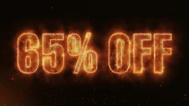 %65 off Word sıcak Burning gerçekçi yangın alevleri Sparks duman ve sürekli üzerinde sorunsuz bir şekilde animasyon döngüsü