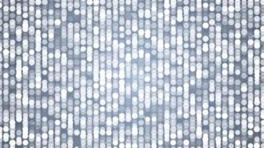 Arka plan için disko parti ve gece kulübü kavramı soyut titreşen metal parçacıklar hareket parlayan hareketli yan yanıp sönen noktalar duvar.