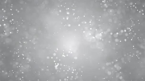 圆环闪烁的抽象条纹光线和条纹流动飞行分形发光颗粒清洁业务背景 — 图库视频影像