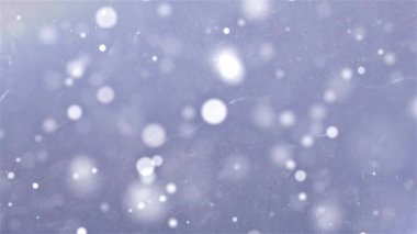 gri yuvarlak hareket soyut parlayan Glittering bokeh zemin parçacıkları yanıp sönen hareket ile toz ve titrek ışığı parçacıklar sorunsuz döngü arka plan Ödülü, olay, düğün, kutlama için titreşim