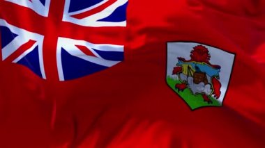 08. Bermuda bayrak rüzgar sürekli sorunsuz döngü arka planda sallayarak.