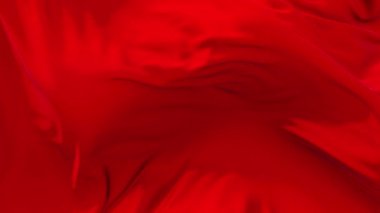 307. kırmızı bayrak rüzgar sürekli sorunsuz döngü arka planda sallayarak.