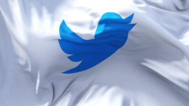 Rüzgar sürekli sorunsuz döngü arka planda bayrak sallayarak twitter.