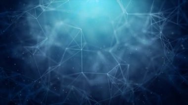 Soyut Dijital ikili pleksus veri ağları huni Loop hareketli arka plan