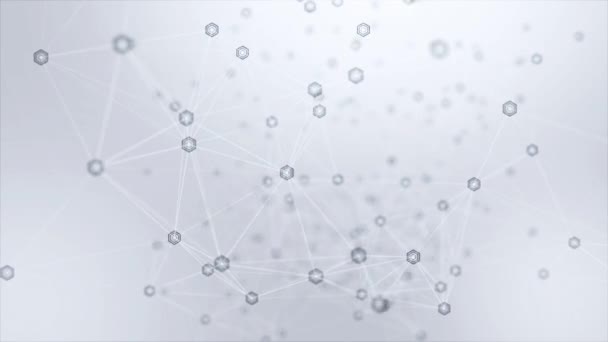 Résumé Digits aléatoires Digital Plexus Tunnel Funnel Loop Motion Fond 