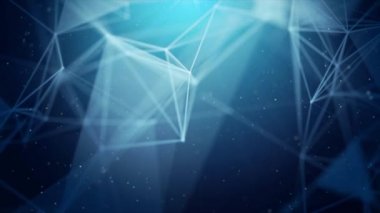 Pleksus ağ teknolojisi iş bilim döngü arka plan soyut