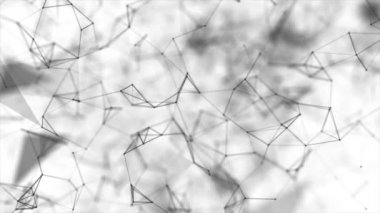 Pleksus ağ teknolojisi iş bilim döngü arka plan soyut