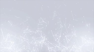 Pleksus soyut ağ teknolojisi bilim arka plan döngü arka plan