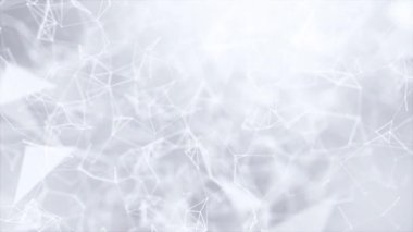Pleksus soyut ağ teknolojisi bilim arka plan döngü arka plan