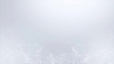 Soyut Dijital pleksus veri ağları geometrik döngü hareketli arka plan