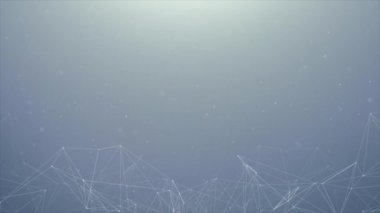 Soyut Dijital pleksus veri ağları geometrik döngü hareketli arka plan