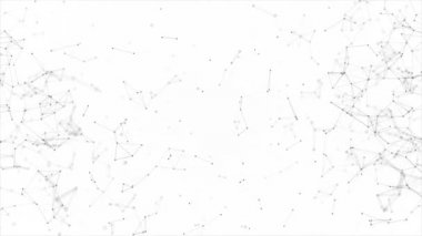 Soyut teknoloji pleksus dijital dinamik bilimsel döngü arka plan