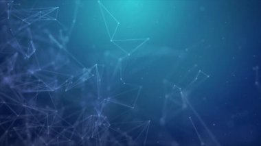 Pleksus soyut teknoloji ve mühendislik ile özgün organik döngü arka plan