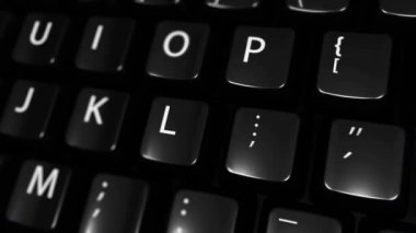 308. bilgisayar klavye düğme üzerinde hareket hareketli web geliştirme.