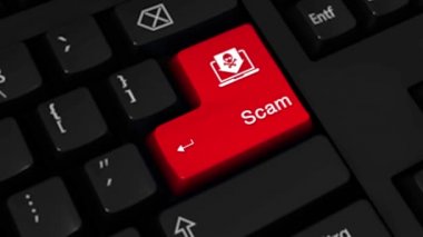 59. aldatmaca rotasyon hareket üstünde bilgisayar klavye düğme.