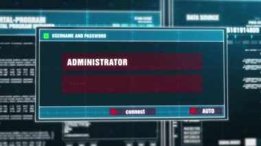 18. güvenlik saldırısı uyarı bildirimi dijital güvenlik alarm ekranında.