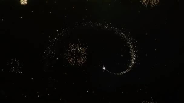 Happy Diwali Dipawali Texto Saudação, Desejos, Celebração, convite Fundo 28 — Vídeo de Stock