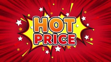 Sıcak fiyat Word Retro karikatür komik kabarcıklar sorunsuz döngü