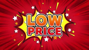 Düşük fiyat Word Retro karikatür komik kabarcıklar sorunsuz döngü