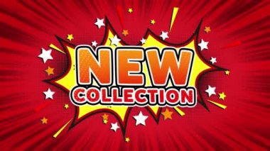 Yeni koleksiyon Word Retro karikatür komik kabarcıklar sorunsuz döngü