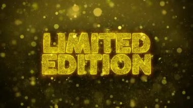 Limited Edition dilek tebrik kartı, davet, kutlama havai fişek