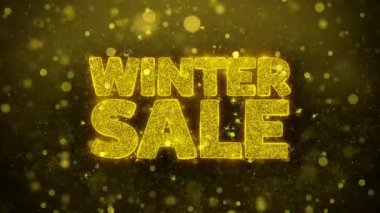 Kış satış dilek tebrik kartı, davet, kutlama havai fişek