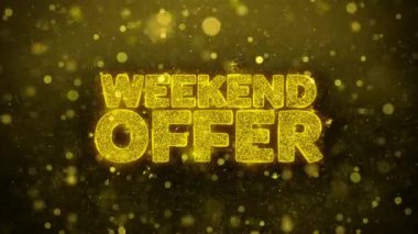 Hafta sonu teklif dilek tebrik kartı, davet, kutlama havai fişek