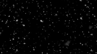 Yumuşak odak peri kış düşüyor gerçekçi kar kar yağışı kar tanesi parçacıklar ilmekledi