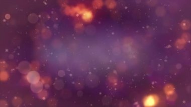 Altın mavi düşen kar kar yağışı kar tanesi parçacıklar arka plan döngü