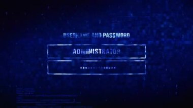 Arıza Sistemi Metin Dijital Gürültü Twitch Glitch Bozulma Efekti Hata Animasyonu.