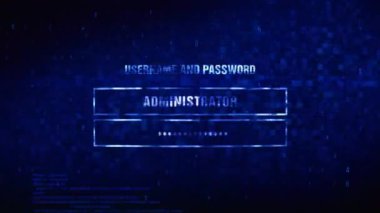 Yüksek Riskli Metin Dijital Gürültü Twitch Glitch Bozulma Efekti Hata Animasyonu.