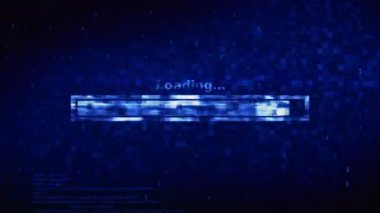 Access Yetkili Metin Dijital Gürültü Twitch Glitch Bozulma Efekti Hata Animasyonu.