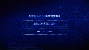 Uygulama Başarısız Metin Dijital Gürültü Twitch Glitch Bozulma Efekti Hata Animasyonu.