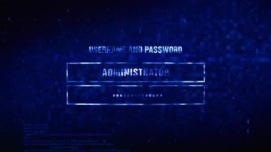 Sistem Bozulması Metin Dijital Gürültü Twitch Glitch Bozulma Efekti Hata Animasyonu.