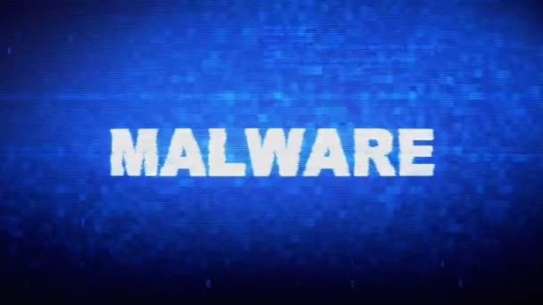 Texte malveillant Bruit numérique Twitch Glitch Effet de distorsion Erreur Animation .