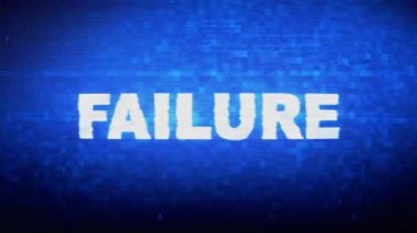 Hata Metni Dijital Gürültü Twitch Glitch Bozulma Efekti Hata Animasyonu.