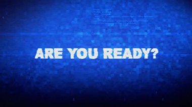 Hazır Metin Dijital Gürültü Twitch Glitch Bozulma Efekti Hata Animasyonu.