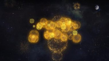 Sınırlı Sürüm Metin İstekleri Havai fişek Parçacıkları Tebrik kartı reveal.