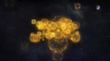 Sınırlı Teklif Metin İstekler Havai fişek Parçacıkları Tebrik kartı reveal.