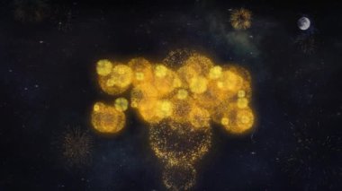 Hafta sonu Teklif Metin İstekler Havai fişek Parçacıkları Tebrik kartı.