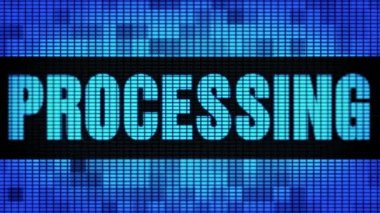 Veri İşleme Ön Metin Kaydırma Öncü Duvar Pannel Ekran İşareti Tahtası