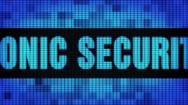 Elektronik Güvenlik Ön Metin Kaydırma Led Duvar Pannel Ekran İşaret Panosu