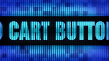 Sepete Ekle Düğmesi Ön Metin Kaydırma Led Duvar Pannel Ekran İşaret Panosu