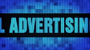Dijital Reklam Ön Metin Kaydırma Led Duvar Pannel Ekran İşaret Panosu