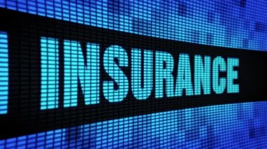 sağlık sigortası Yan Metin Kaydırma Led Duvar Pannel Ekran İşaret Panosu