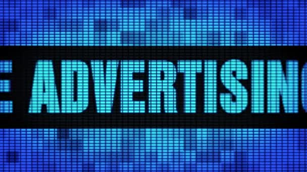 Online Advertising Front Text Scrolling LED Wall Pannel Display Sign Board