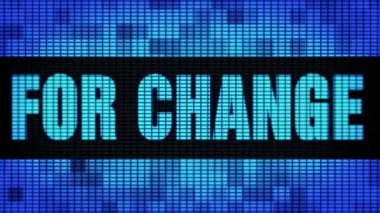 Değiştirme Zamanı Ön Metin Kaydırma Led Duvar Pannel Ekran İşaret Panosu