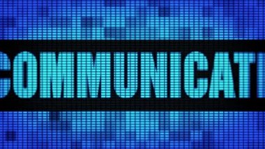 Online İletişim Ön Metin Kaydırma Led Duvar Pannel Ekran İşaret Panosu