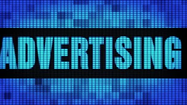 SMS Advertising Front Text Scrolling LED Wall Pannel Display Sign Board —  Stock Video ©  #263580906